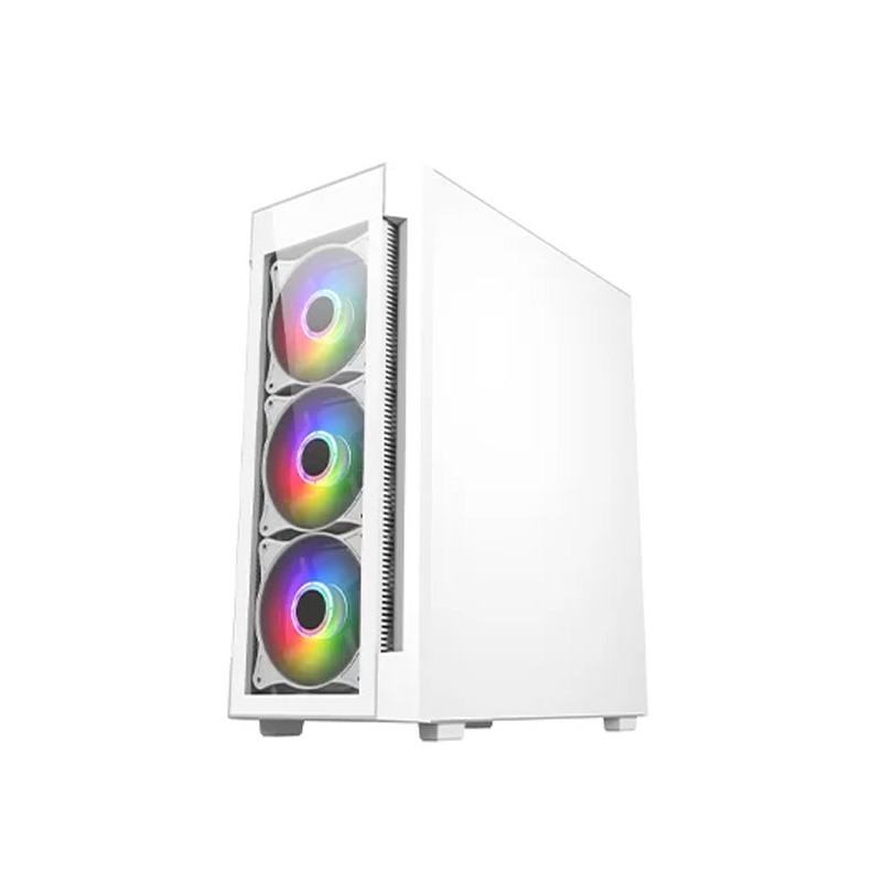 APTECH 195-02 GLASS WHITE GAMING CASE