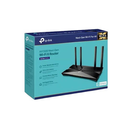 Tp-Link Archer AX15 AX1500 4 Antenna 1500mbps Gigabit Wifi 6 Router