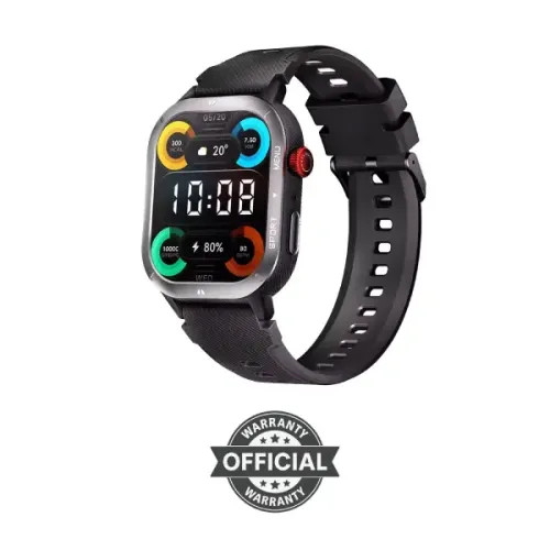 Gadget Haylou Iron Neo 1.95 " TFT Smart watch with 3ATM waterproof- Black