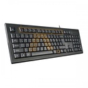 A4TECH KRS-85/83/82 Laser Engraving USB Keyboard With Bangla