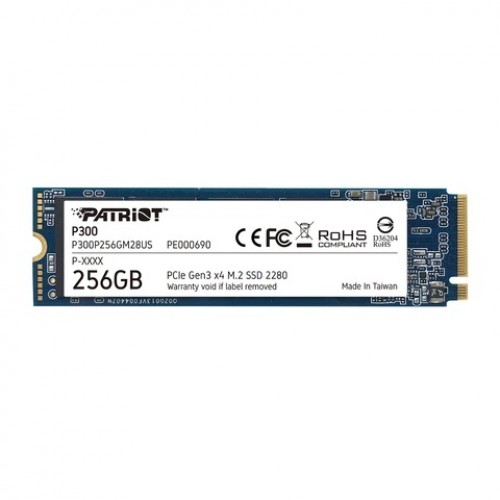 Patriot P300 M.2 NVME PCIe Gen 3 x4 256GB SSD