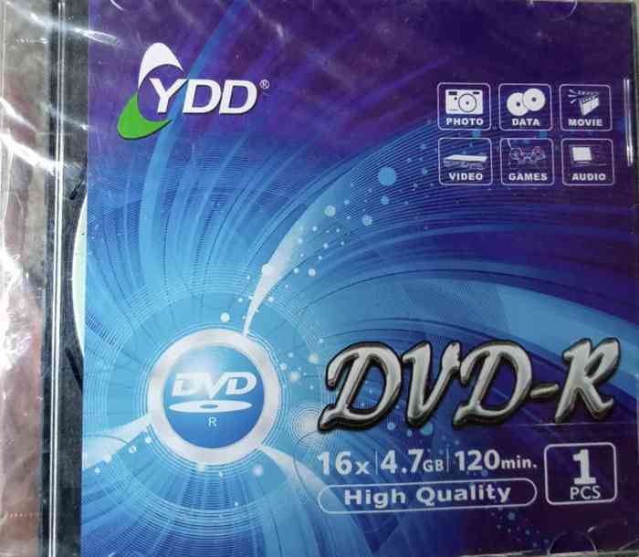 Blank DVD YDD With Single Box