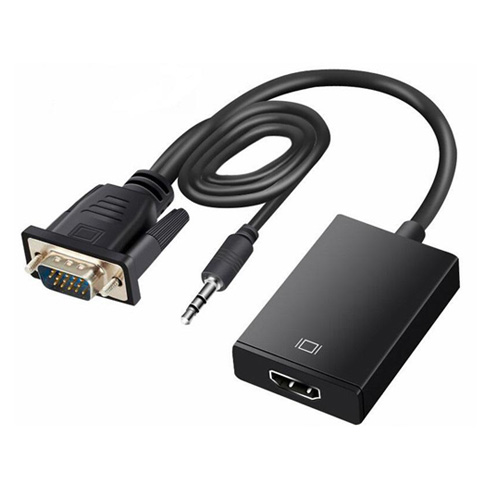 VGA To HDMI Converter With Audio Cable