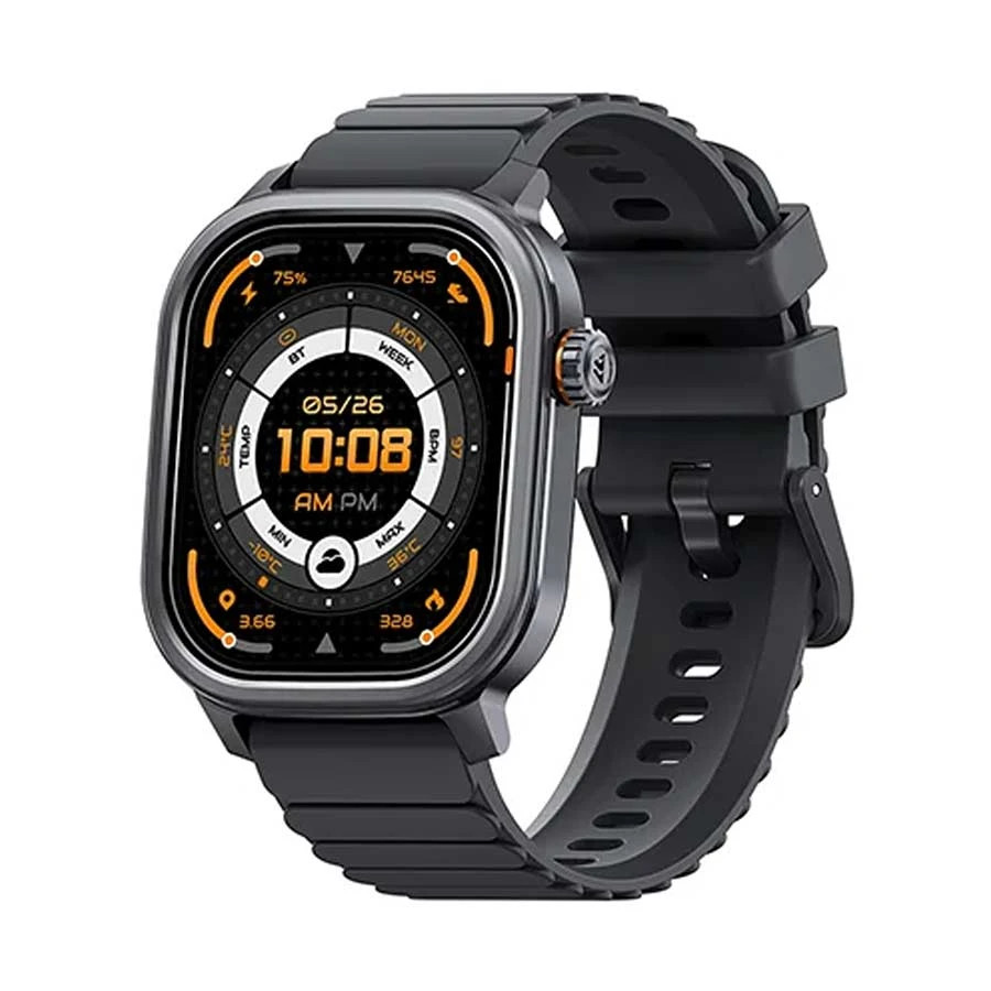 Gadget Kospet Pulse 1.96" AMOLED IP68 BT Calling Smart Watch - Graphite Gray