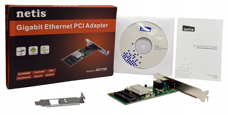 Netis Gigabit Ethernet PCI Adapter AD1102