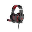 HAVIT GAMENOTE H2001U WIRED BLACK-RED GAMING HEADPHONE