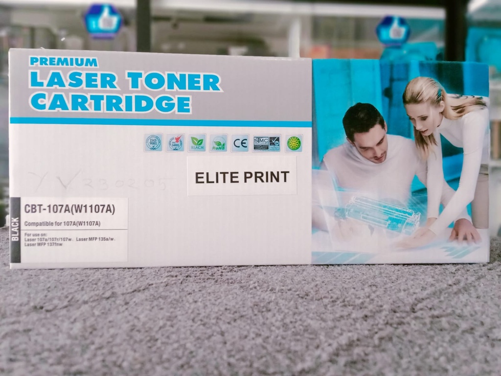 Toner Elite Print/Vivid CBT-107A(W1107A)/107A (With Chip)