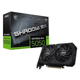 [MSI GeForce RTX 5050 8G SHADOW] MSI GeForce RTX 5050 8G SHADOW 2X OC 8GB GDDR6 Graphics Card