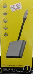 [Type-C To HDTV Multi-Adapter 4 Port] Type-C To HDTV Multi-Adapter 4 Port